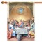 Toland Home Garden Brown and Gray Last Supper Christmas Outdoor House Flag 40" x 28"